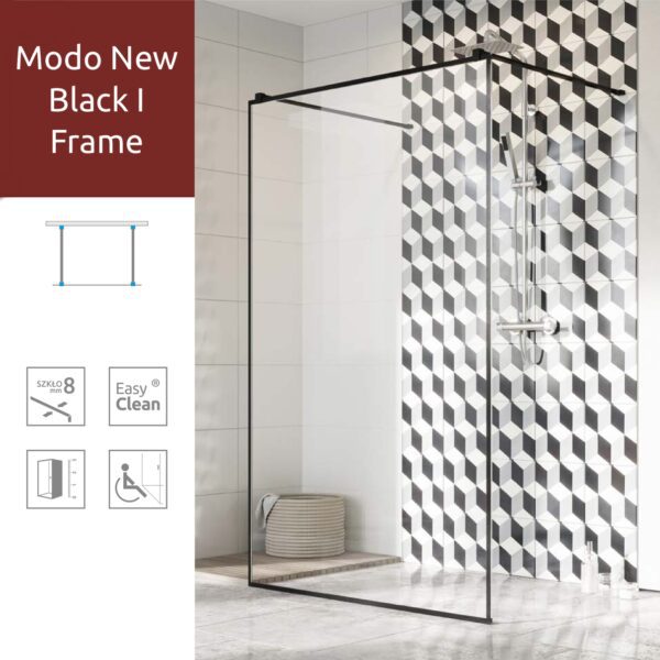 Душова перегородка Radaway Modo New Black I Frame 130