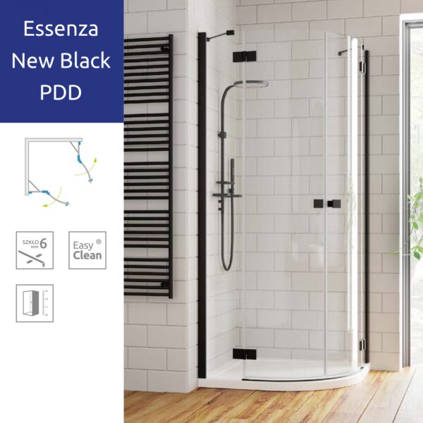 Душова кабіна Radaway Essenza New Black PDD