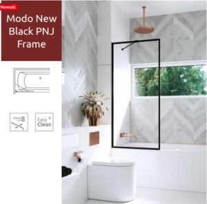 Шторка для ванны Radaway Modo New Black PNJ Frame 100
