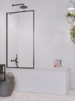 Шторка для ванни Idea Black Frame PNJ
