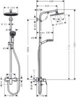 Душова система HANSGROHE CROMETTA