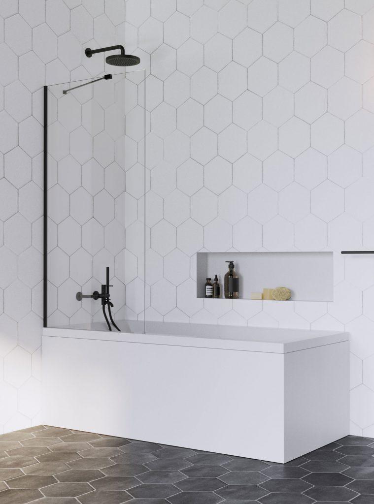 Шторка для ванны Radaway Idea  Black PNJ