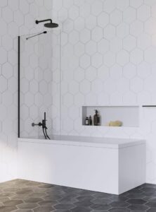 Шторка для ванни Radaway Idea Black PNJ 100