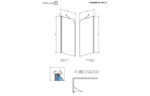 Шторка для ванни Radaway Torrenta PND 121