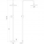 Душова система Lux LAZER GL-BAR-0101