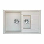 Гранитная мойка TOSKANA 7850W white