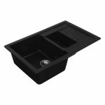 Гранітна мийка TOSKANA 7850W black