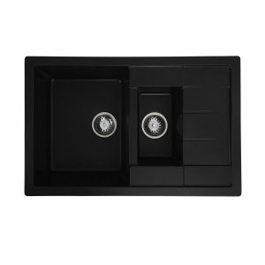 Гранітна мийка TOSKANA 7850W black