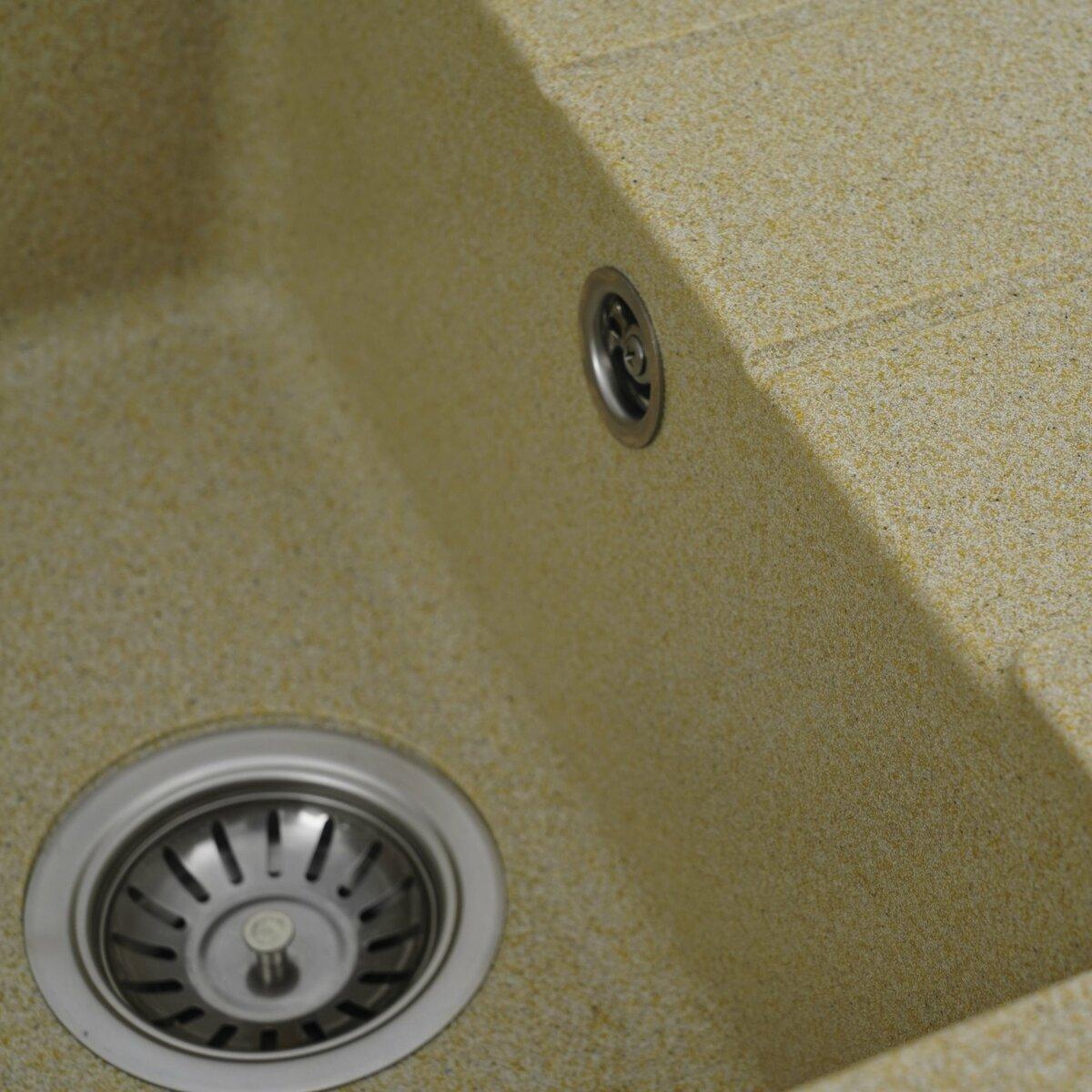 Гранитная мойка LOTOS 6550 beige