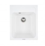 Гранітна мийка RUBY 4050 white