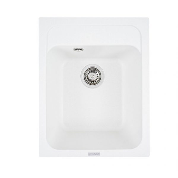Гранітна мийка RUBY 4050 white