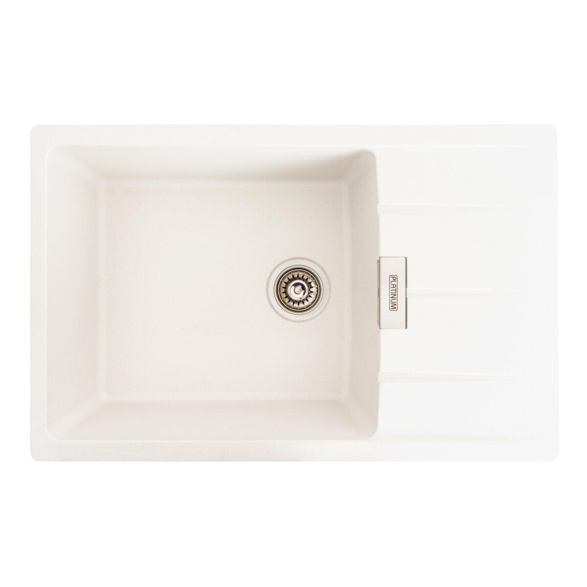 Гранітна мийка ROMA 7850 white