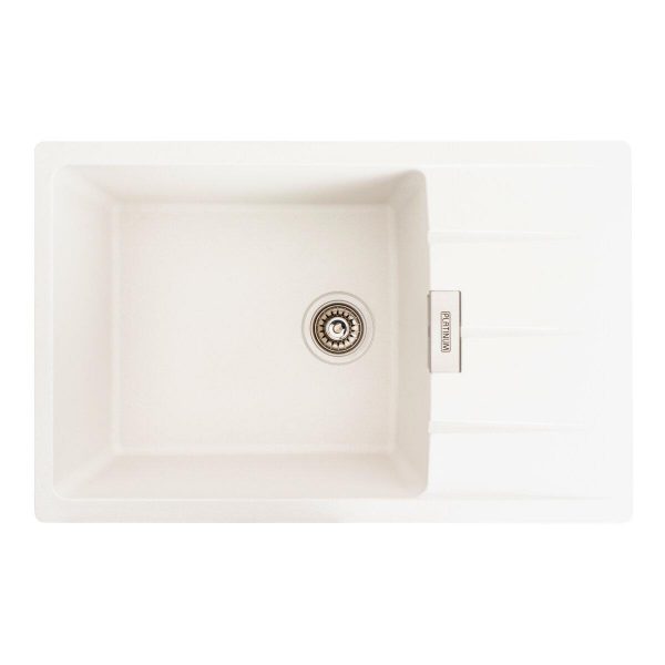Гранитная мойка ROMA 7850 white