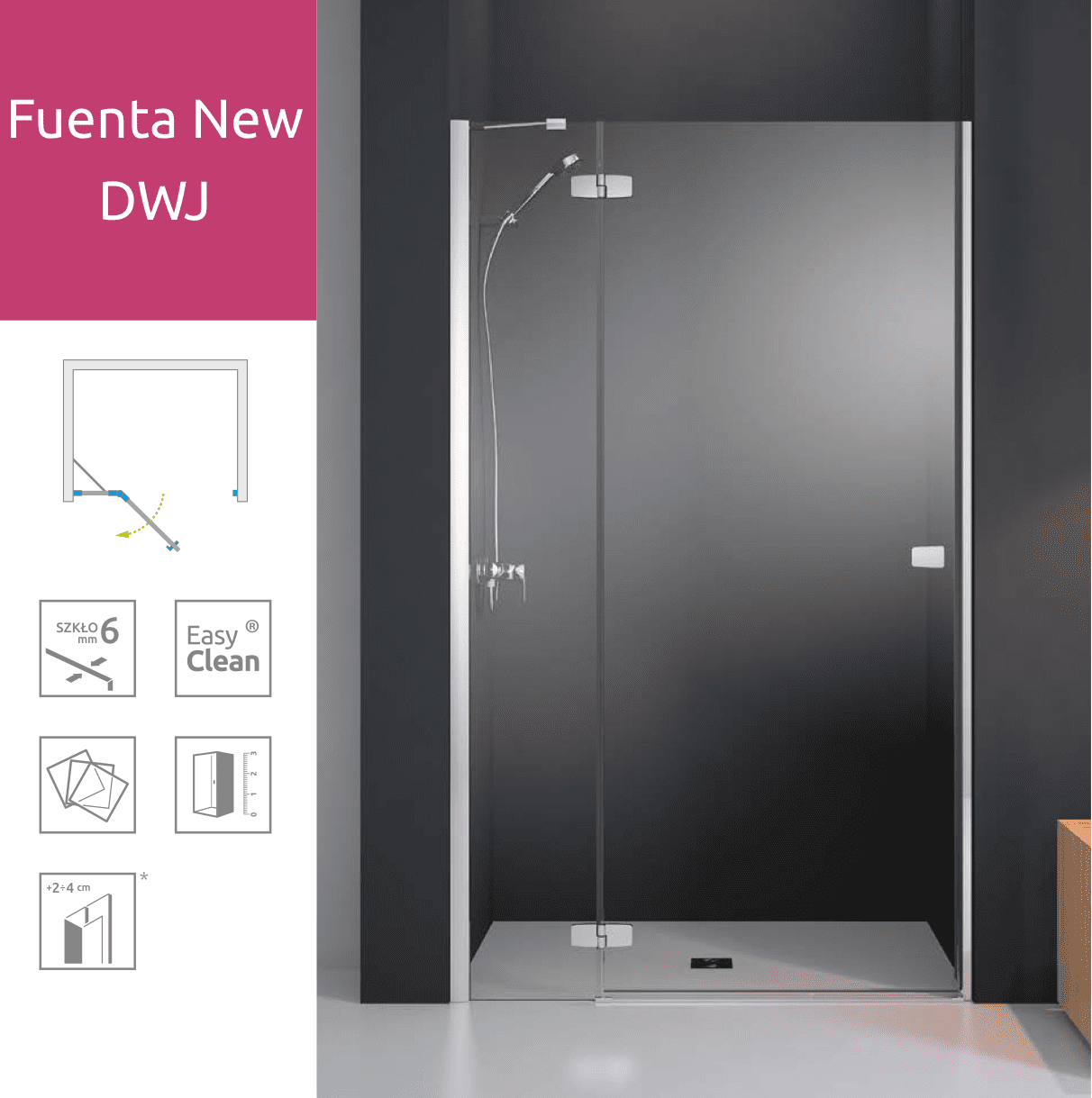 Душевые двери Radaway Fuenta New DWJ 130