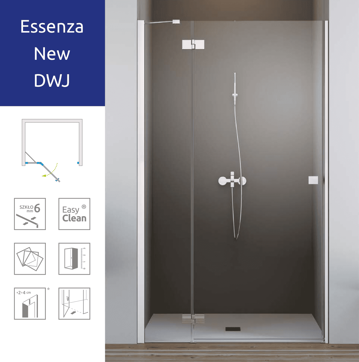 Душевые двери Radaway Essenza New DWJ 130