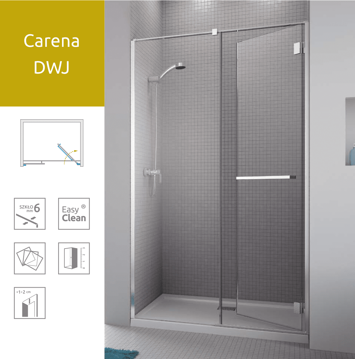 Душевые двери Radaway Carena DWJ 120