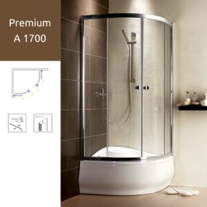 Душова кабіна Radaway Premium A 1700 90х90