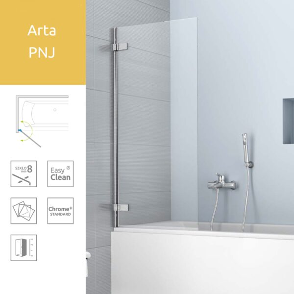 Шторка для ванны Radaway Arta PNJ