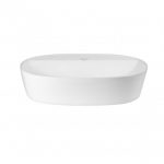 Умивальник накладний Dante Scorpion 610x400x120 мм White з донним клапаном
