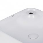 Умивальник накладний Dante Storkin 430x430x120 мм White з донним клапаном