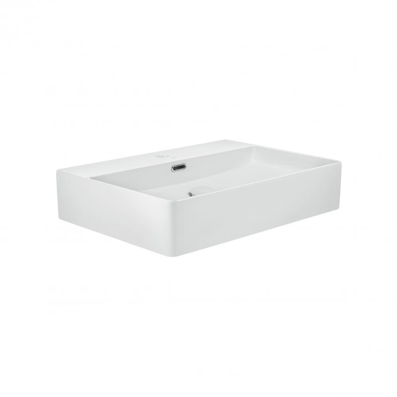 Умывальник подвесной Dante Nando LT 500х420х120 White с донным клапаном