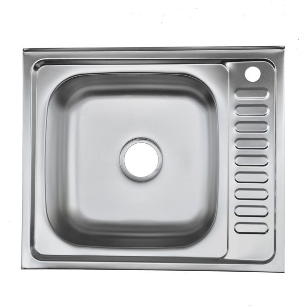 Мойка для кухни из нержавеющей стали 07 мм Platinum 6050 satin