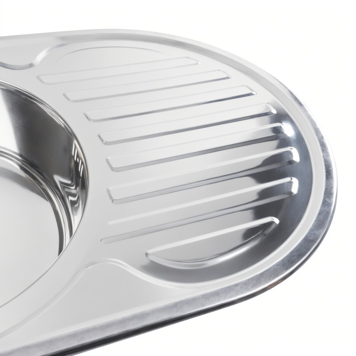 Кухонна мийка з нержавіючої сталі 08 мм Platinum 7750 polish