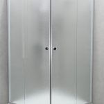 Душова кабіна Tulip 80x80 см напівкругла з піддоном 14 см