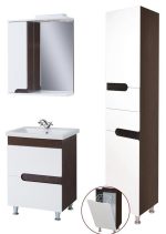 Тумба підлогова з умивальником Simple Венге 80
