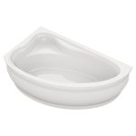 Ванна акрилова кутова SV PLAST 160x107 з ніжками + панель