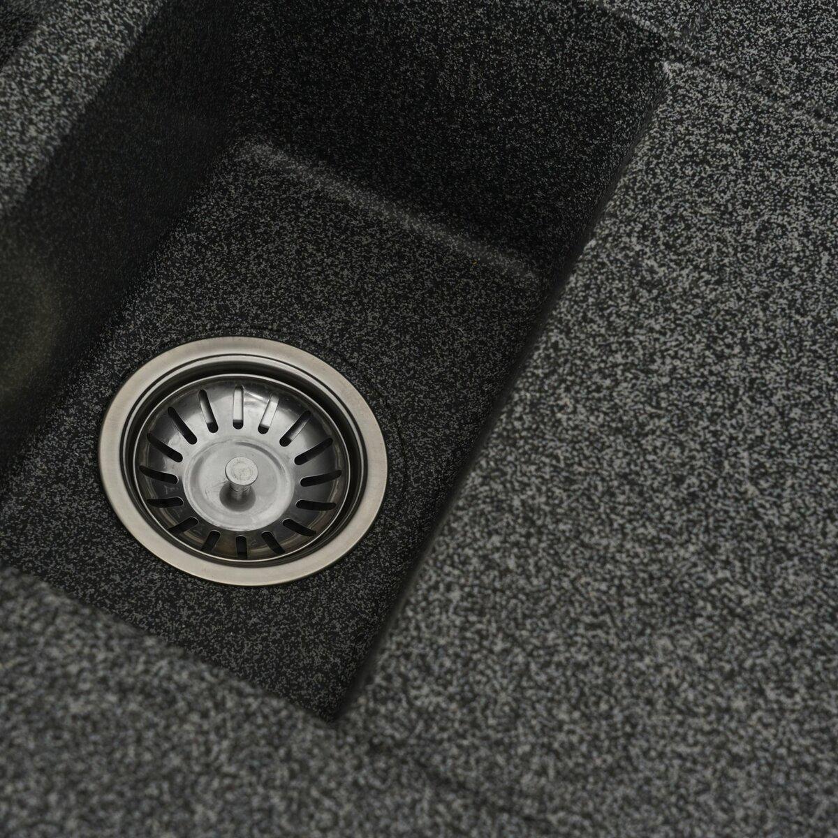 Гранітна мийка TOSKANA 7850W graphite