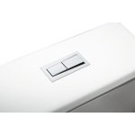 Унітаз Qtap Crow підлоговий Rimless з сидінням Slim Duroplast/ Soft-close