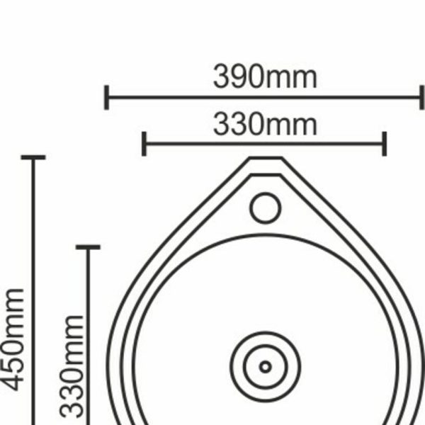 Мойка для кухни из нержавеющей стали 06 мм Platinum 4539 polish
