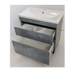 Тумба підлогова Minimal Grey 80 см з умивальником Комо