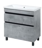 Тумба підлогова Minimal Grey 80 см з умивальником Комо