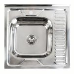 Мийка для кухні з нержавіючої сталі 07 мм Platinum 6060 polish