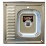 Мийка для кухні з нержавіючої сталі 04 мм Platinum 6060 satin