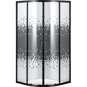 Душова кабіна півкругла 90х90 Mosaic  N90TB без піддона