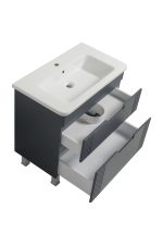 Тумба Boston Т8 графіт підлогова з умивальником