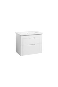Тумба Boston Т8 біла підвісна з умивальником 80