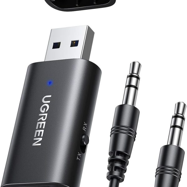 Бездротовий аудіоадаптер / приймач-передавач UGREEN 5.1 USB-Bluetooth-3,5 мм
