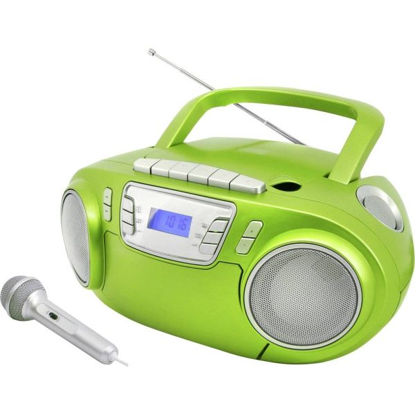 Радіо CD-програвач Soundmaster SCD5800GR з караоке-мікрофоном