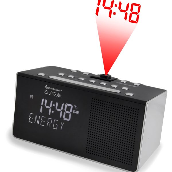 Радіогодинник DAB+/FM із проекцією часу Soundmaster UR8200SI