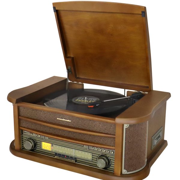 Програвач вінілу Soundmaster NR560 Nostalgic Stereo MP3/FM/CD/Bluetooth/USB