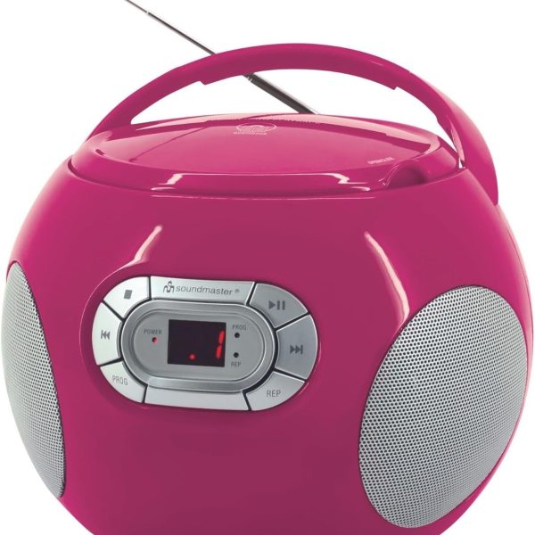 CD бумбокс Soundmaster SCD2120PI с FM-радио и функцией аудиокниги