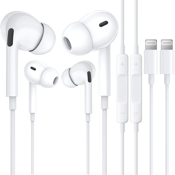 Комплект из 2 наушников для iPhone Beamingnet с кабелем