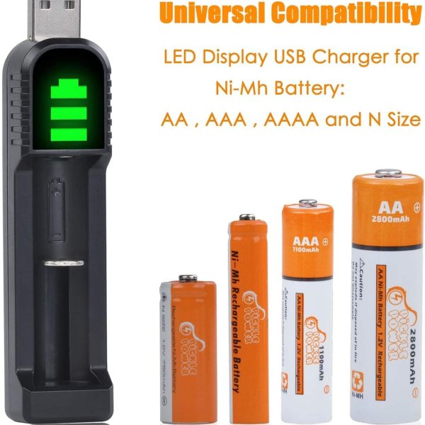 USB-зарядний пристрій зі світлодіодним дисплеєм для акумуляторів Pickle Power